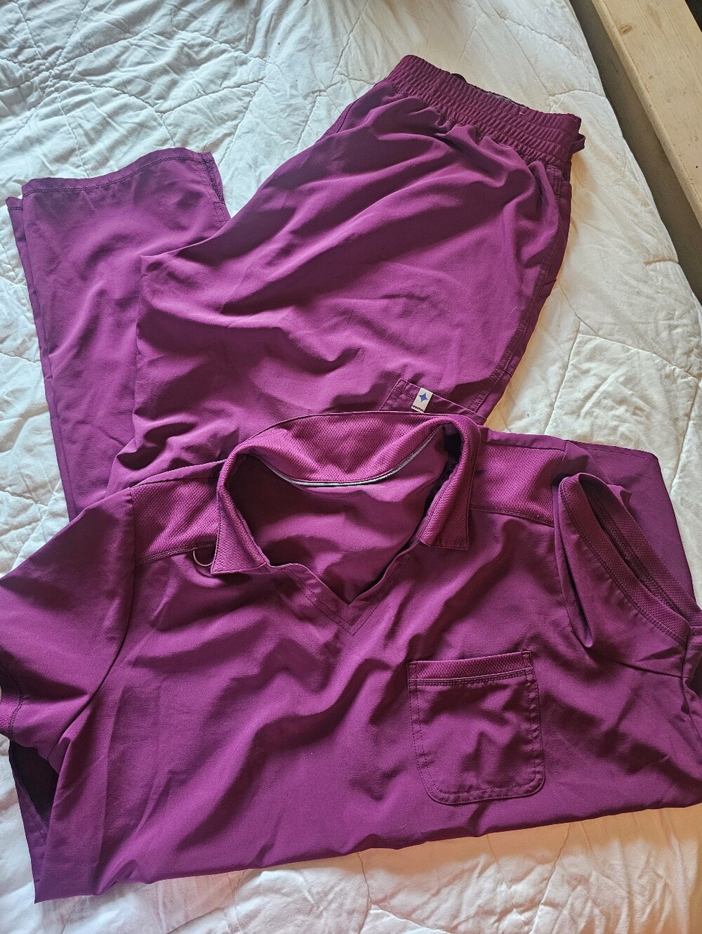 Scrubstar Maroon Scrub Set